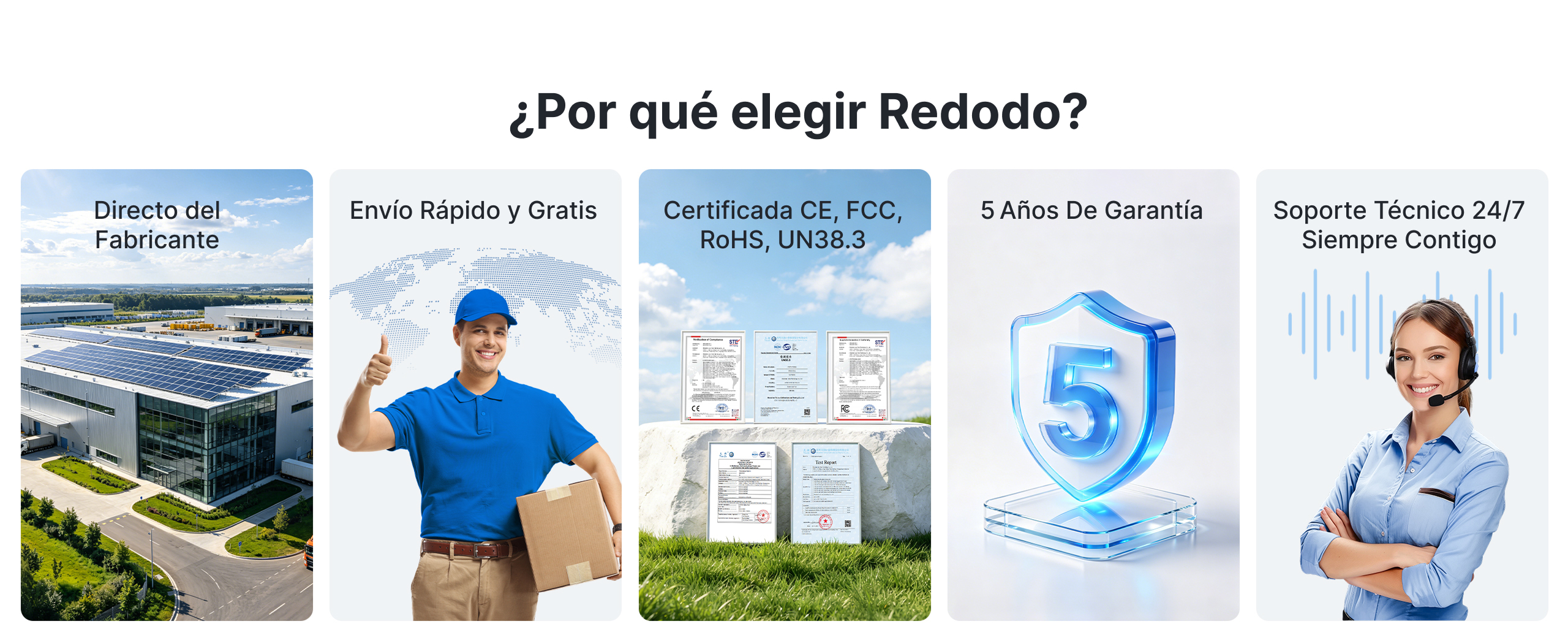 Por qué elegir Redodo batería litio