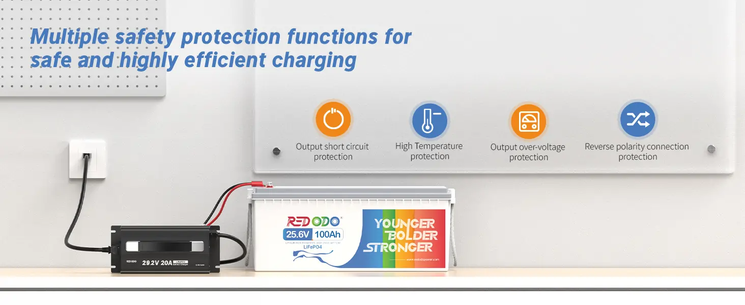 Redodo 24v battery charger